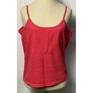 S M L Sport Tank Top With Bra Support Pink  Size XL Stretch